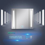 Tokvon® Alameda LED Illuminated Bathroom Mirror Cabinet
