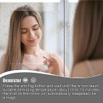 LED Bathroom Mirror Cabinet with Lights, 24x28 Inch