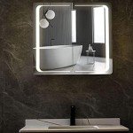 Illuminated Bathroom Mirror Cabinet with Bluetooth Speaker
