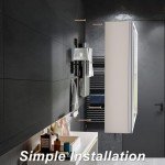 LED Bathroom Mirror Cabinet with Double Doors