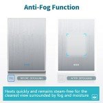 Sleek Bathroom Wall Cabinet with Bluetooth Speaker