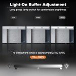 Elegant Wall-Mounted Illuminated Bathroom Mirror Cabinet