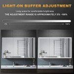 LED Bathroom Mirror Cabinet with Bluetooth Speaker