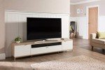 Alphason Chaplin 2000 Light Oak TV Cabinet