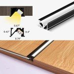 20 Pack Black LED Aluminum Channel System