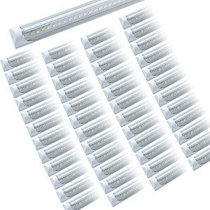 48-Pack T8 V-Shaped LED Tube Lights
