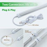 48-Pack T8 V-Shaped LED Tube Lights