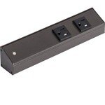 Bronze 48" Under-Cabinet Task Lighting Power Strip
