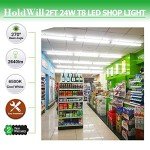 48-Pack T8 V-Shaped LED Tube Lights