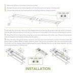 ASD 18-Inch Dimmable LED Under Cabinet Lights, 20 Pack