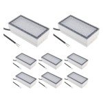 Outdoor LED Recessed Paving Stone Light - Warm White