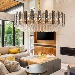 Luxury Round Crystal Chandelier - 60cm Pendant Light