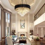 Gold Crystal 5-Tier Modern Chandelier Light Fixture