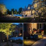 SUNVIE 12-Pack LED Low Voltage Landscape Path Lights