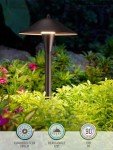 LEONLITE Smart LED Landscape Pathway Lights, 6 Pack
