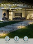 LEONLITE Smart LED Landscape Pathway Lights, 6 Pack