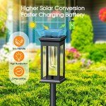 KOOPER 12-Pack Solar Pathway Lights - Bright Outdoor Illumination