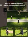 12-Pack Outdoor Low Voltage Pathway Lights