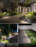 12-Pack Outdoor Low Voltage Pathway Lights