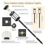KOOPER 12-Pack Solar Pathway Lights - Bright Outdoor Illumination