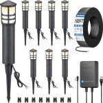 SUNVIE LED Landscape Lighting Kit - 8 Pack