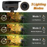 LANSOW 8-Pack Solar Landscape Spotlights - 57 LED