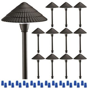 12-Pack LED Low Voltage Landscape Path Lights