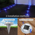 12 Pack Solar Driveway and Deck Lights