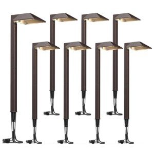 Equinox LED Low Voltage Landscape Pathway Lights 8 Pack