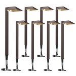 Equinox LED Low Voltage Landscape Pathway Lights 8 Pack
