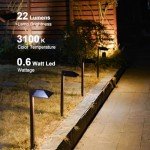 Equinox LED Low Voltage Landscape Pathway Lights 8 Pack