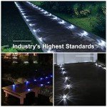 12 Pack Solar Driveway and Deck Lights