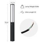 SkyGlow 71" Waterproof LED Outdoor Path Light