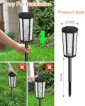 6 Pack Solar Pathway Lights with RGB Modes