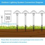 Low Voltage Outdoor Landscape Pathway Lights (4-Pack)