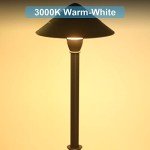 Low Voltage Outdoor Landscape Pathway Lights (4-Pack)
