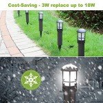 12-Pack Outdoor LED Landscape Pathway Lights