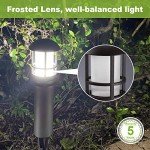 12-Pack Outdoor LED Landscape Pathway Lights