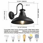 YLHogar Set of 2 Motion Sensor Wall Lights