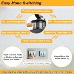 AONELAS 20" Motion Sensor Outdoor Wall Light