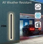 Wahomere Modern LED Outdoor Wall Light Sconce