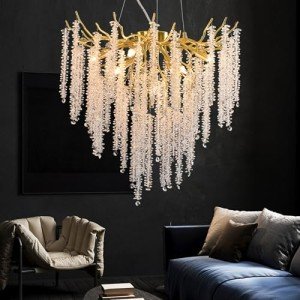 Modern Crystal Chandelier with G9 Lamp Holder