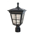 Solar Lamp Post Light with Planter for Outdoors