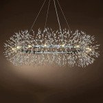 Extra Large Round Crystal Chandelier - 120cm