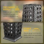 Solar Outdoor Floor Lamps - 2 Piece Set