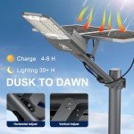 Bright 7000W Solar Street Light with Remote Control