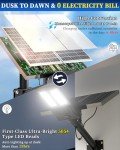 Gefolly Solar Street Light with Motion Sensor