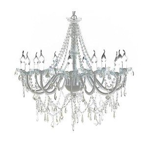 Elegant Crystal Chandelier with 12 Lights
