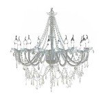 Elegant Crystal Chandelier with 12 Lights