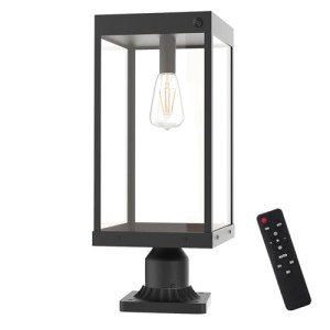 20" Solar Lamp Post Light for Outdoors